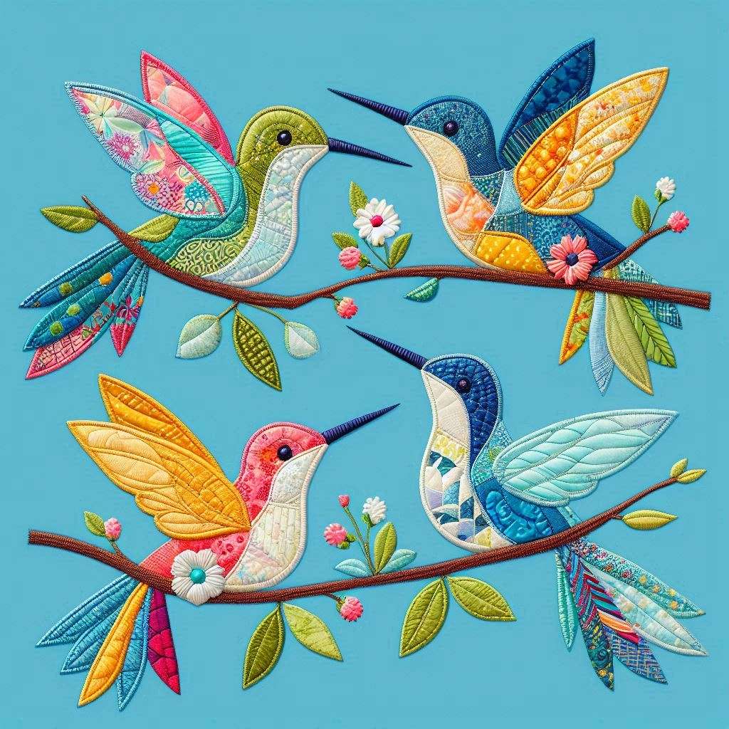 Uccelli felici puzzle online
