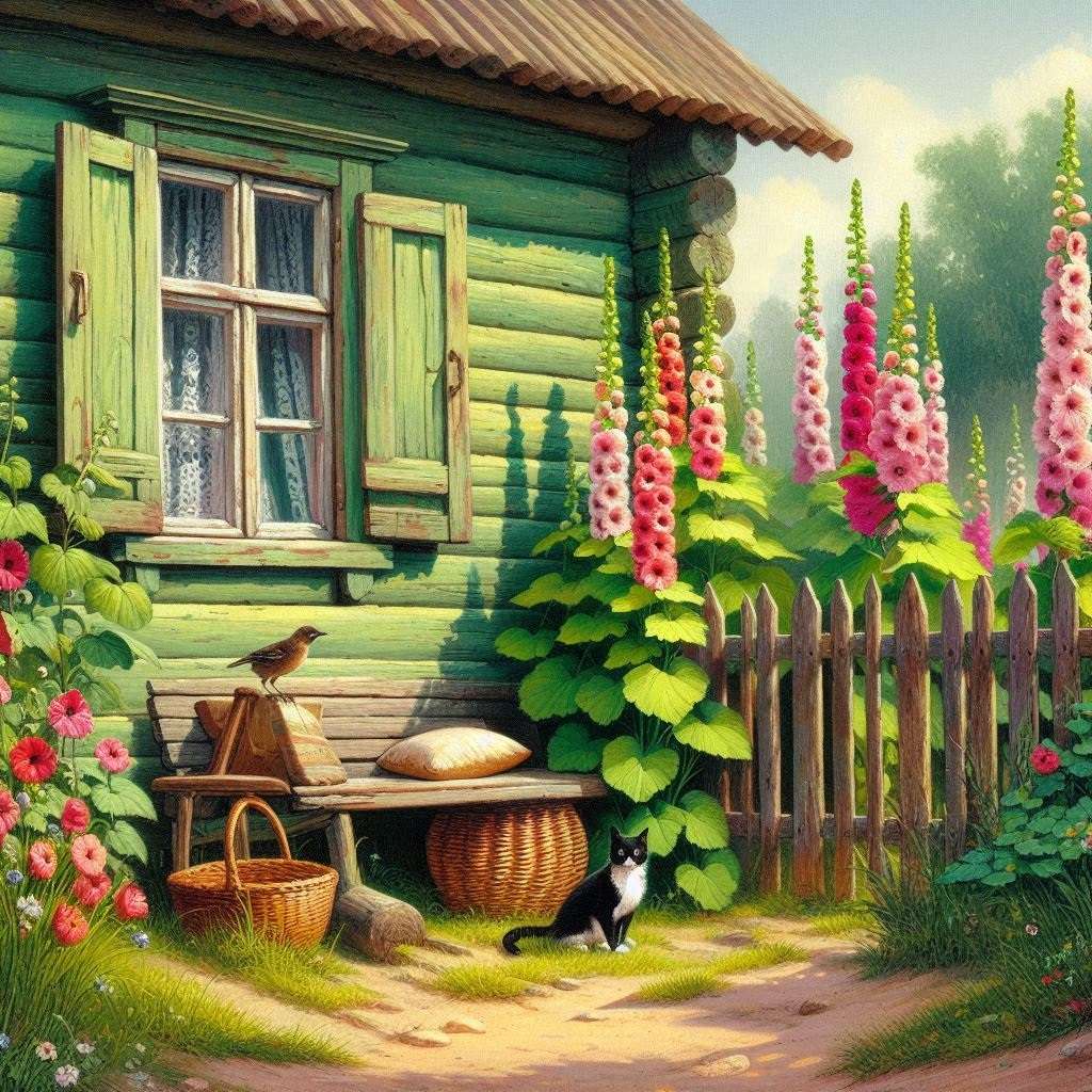 kot i ptaszek puzzle online