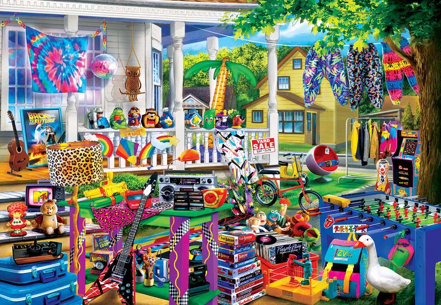 Sprzedaż garażu puzzle online