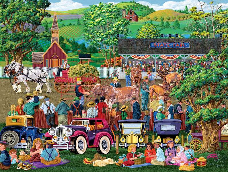 Rodziny piknikowe puzzle online