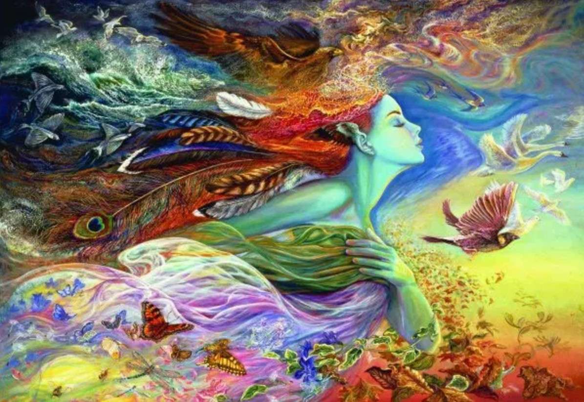 Josephine Wall: Duch lotu puzzle online
