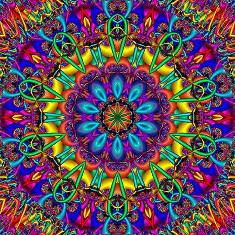 Reflective mandala jigsaw puzzle online