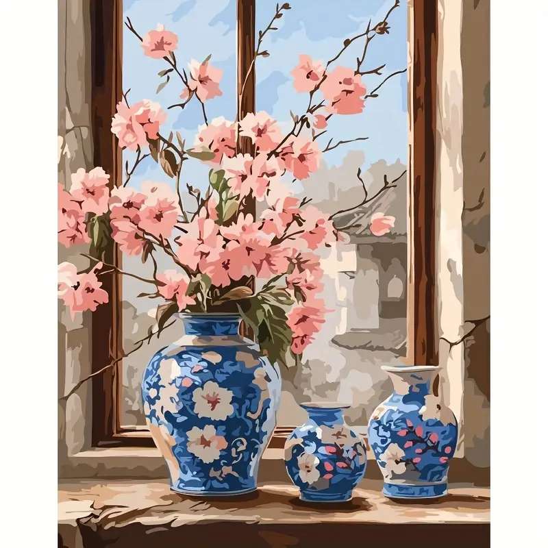 Porcelain vases with flowers online puzzle