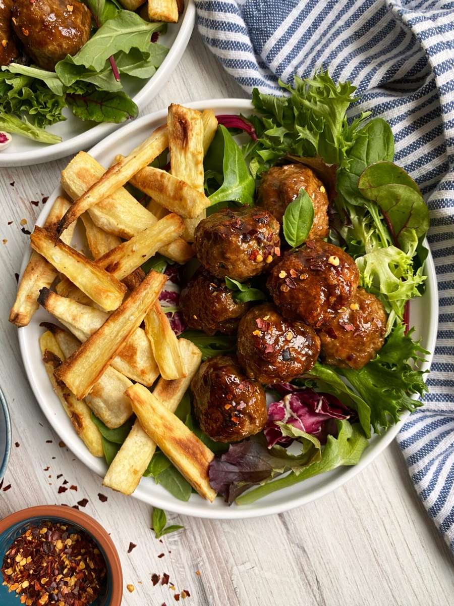 Turkey BBQ Meatballs online puzzle