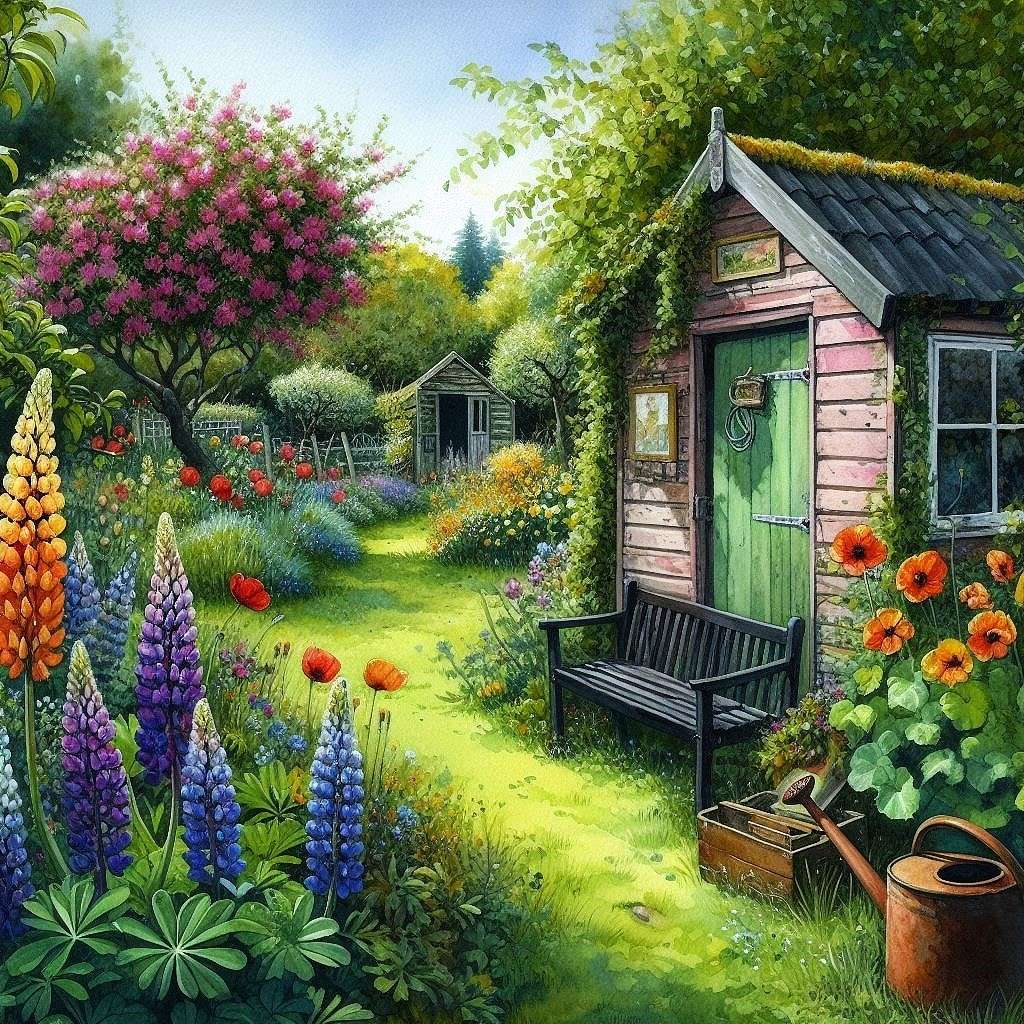 Giornata di sole sulla trama puzzle online