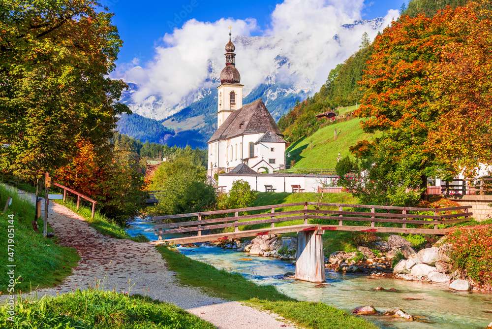 Ramsau, Jesienią Niemcy puzzle online