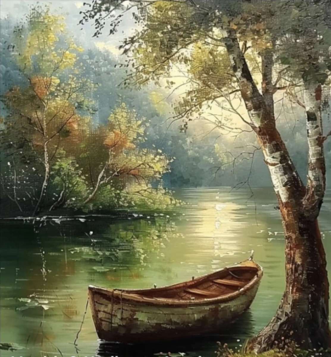 La barca e la betulla puzzle online