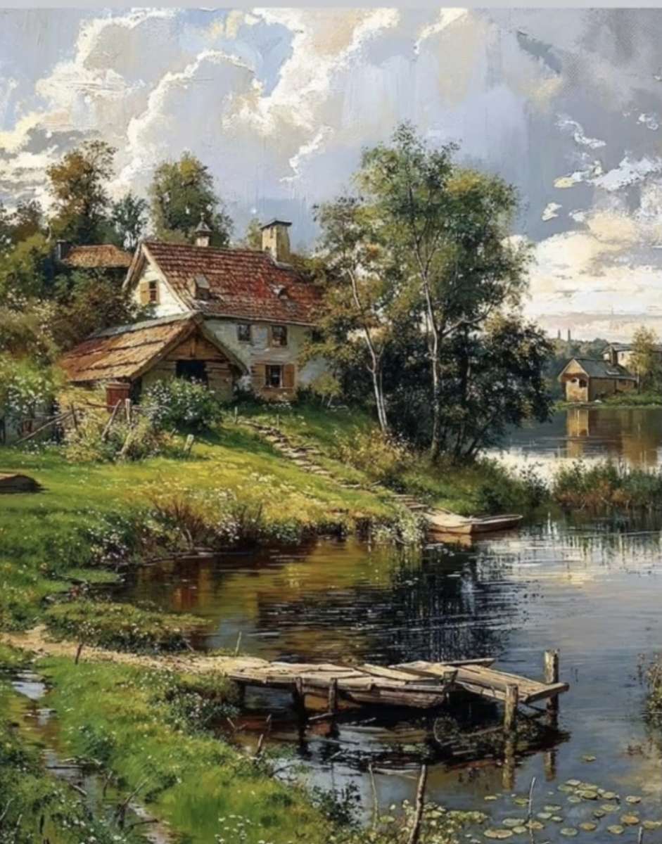 Domy na wodach puzzle online