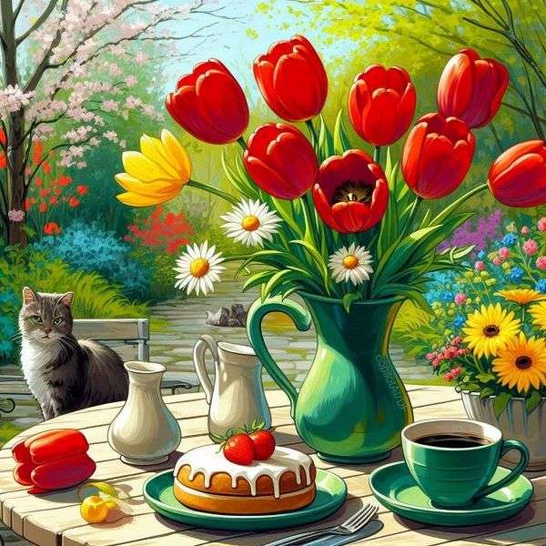 fiori di primavera puzzle online