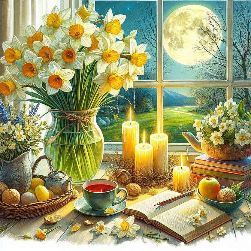 月が微笑んだなら、彼女はあなたに似ています ジグソーパズルオンライン