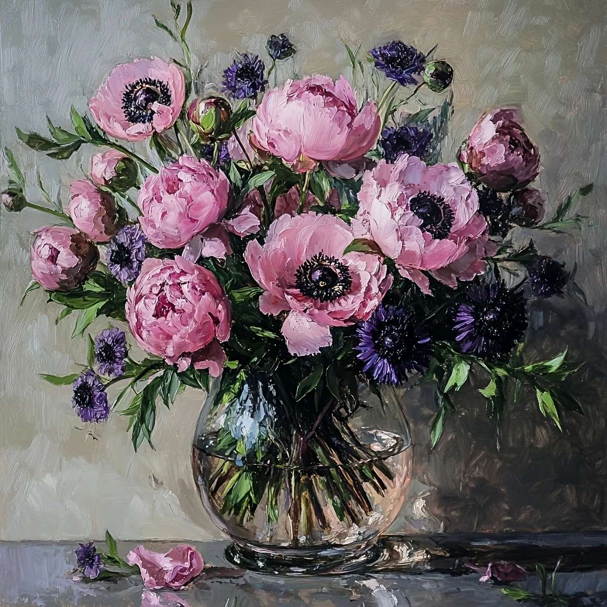 bukiet anemonów puzzle online