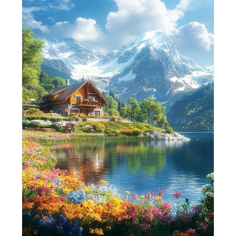 Ergens in de hoge Alpen legpuzzel online