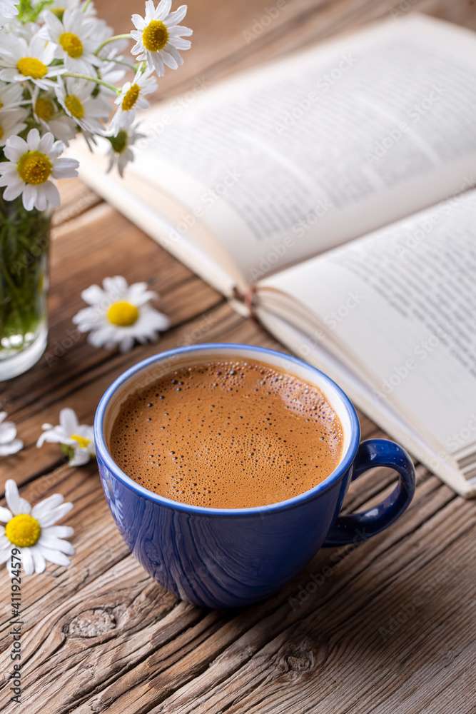 Caffè e libro puzzle online