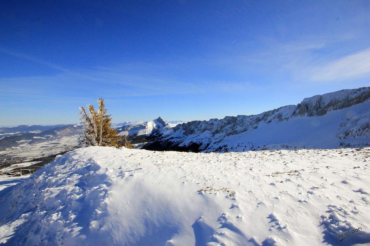 山、雪、冬。 オンラインパズル