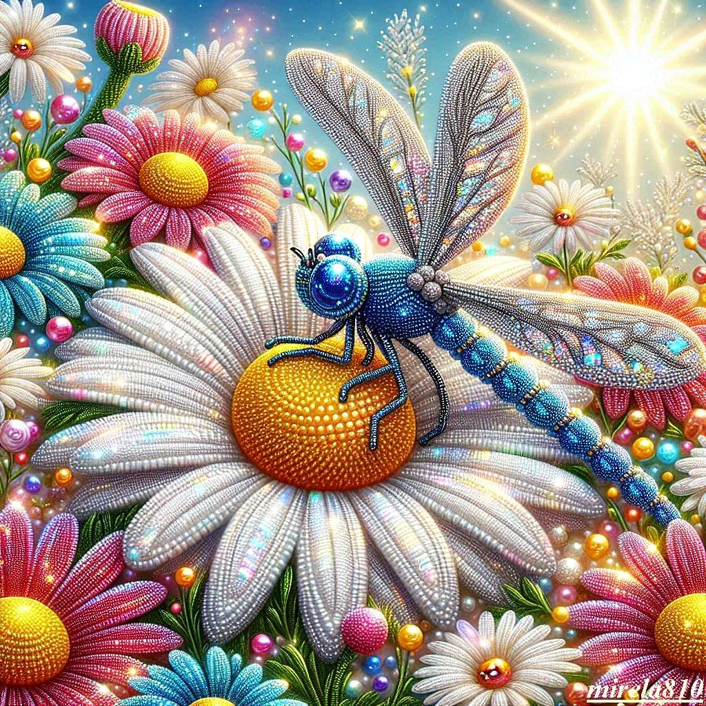 Dragonfly in the meadow online puzzle