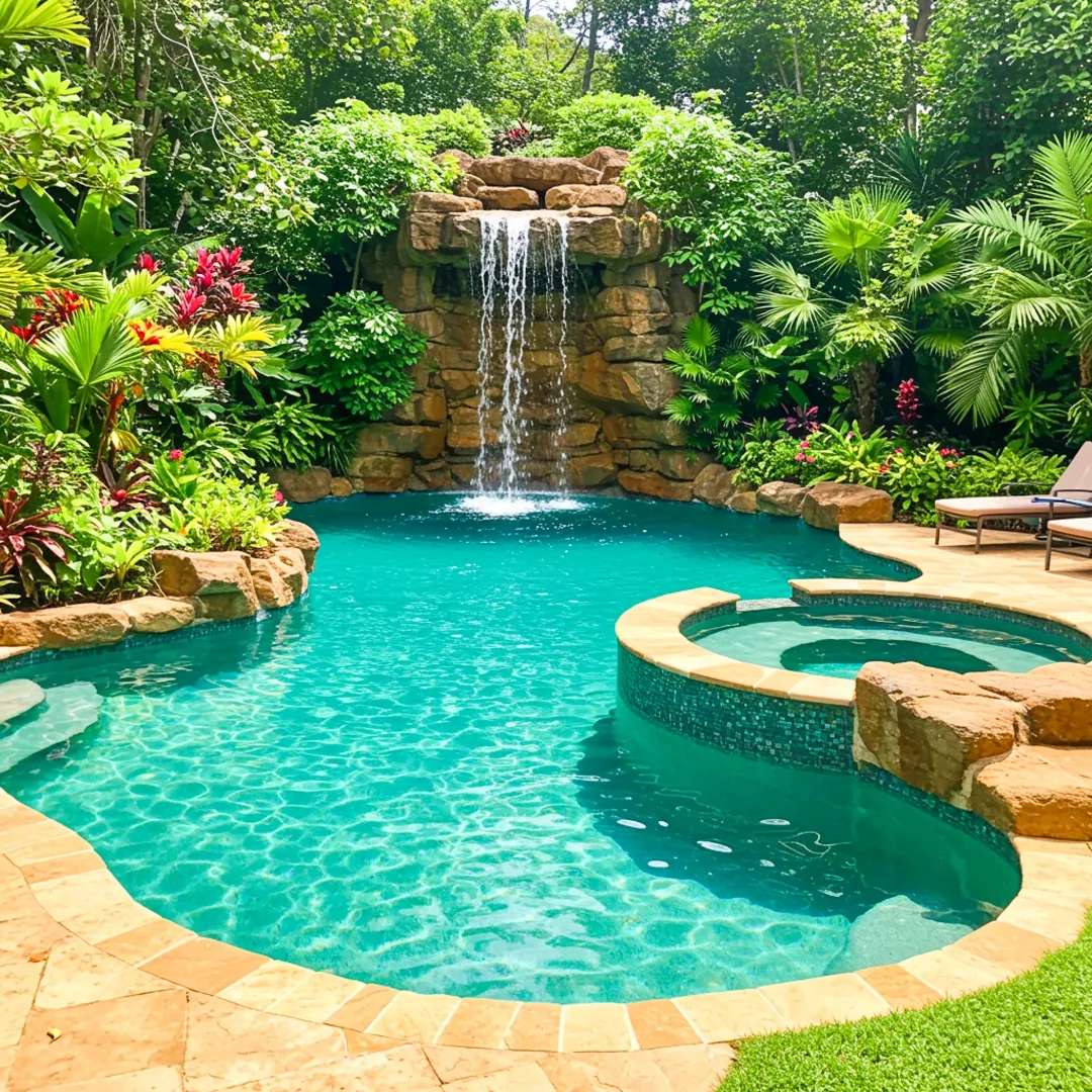 Prachtig zwembad online puzzel