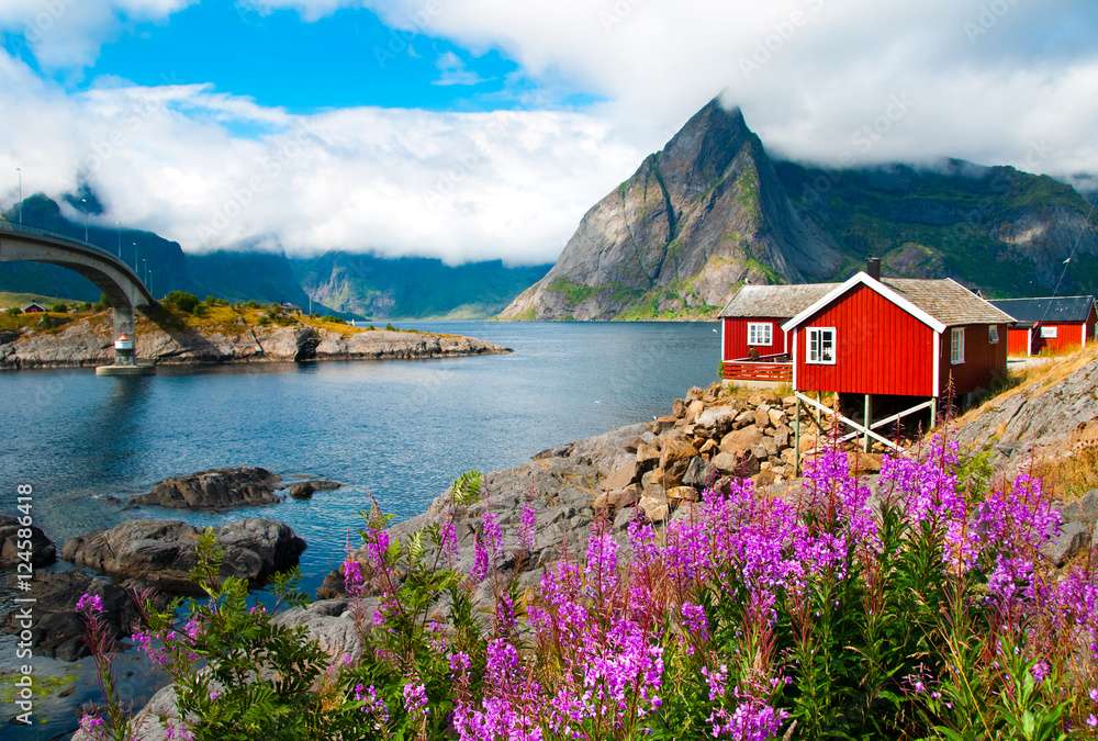 Loofoten Norway Island Landscape puzzle en ligne