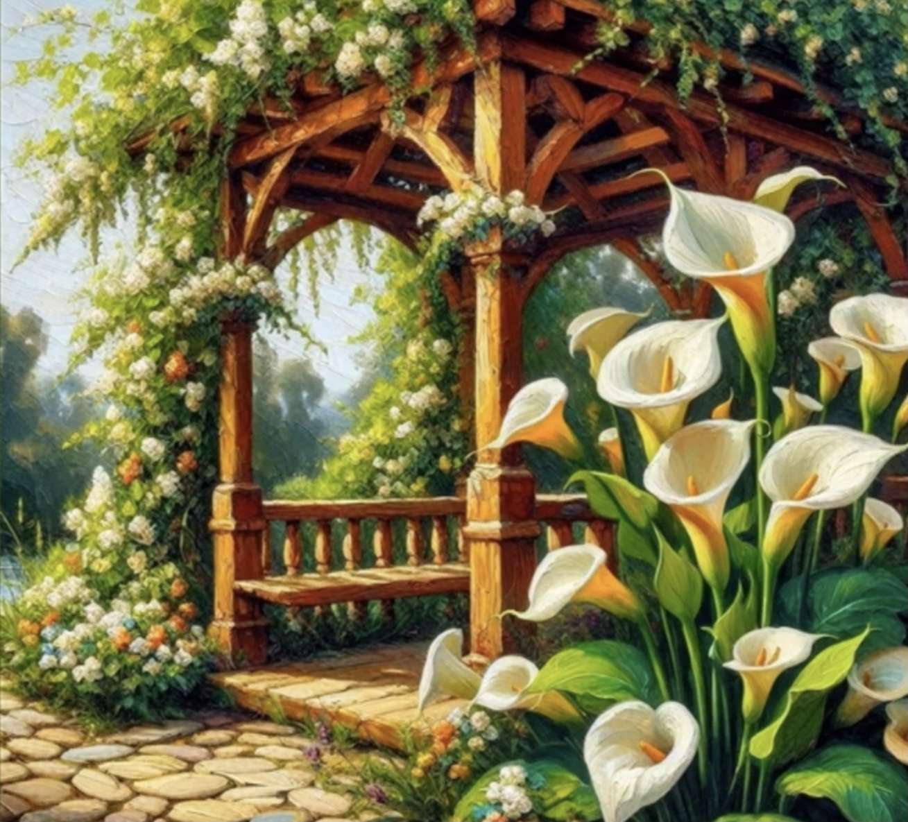 Weiße Aarons - Online-Puzzle
