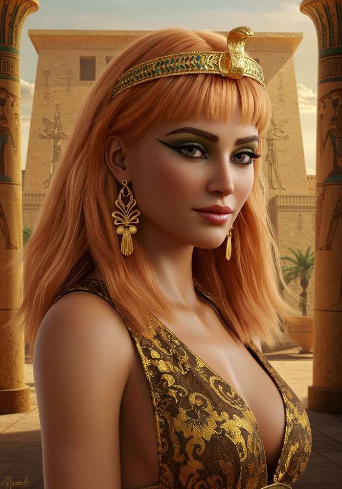 黄金のエジプトの王女 オンラインパズル