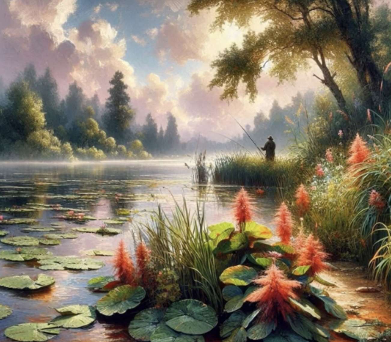 It is quiet on the pond online puzzle