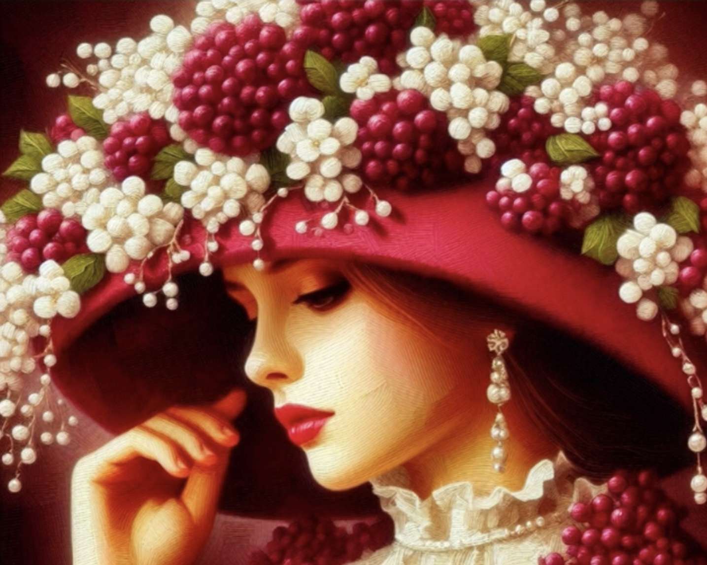 Promieniujący wygląd puzzle online