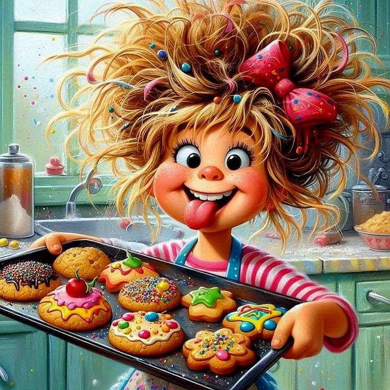 J'ai fait de délicieux biscuits puzzle en ligne