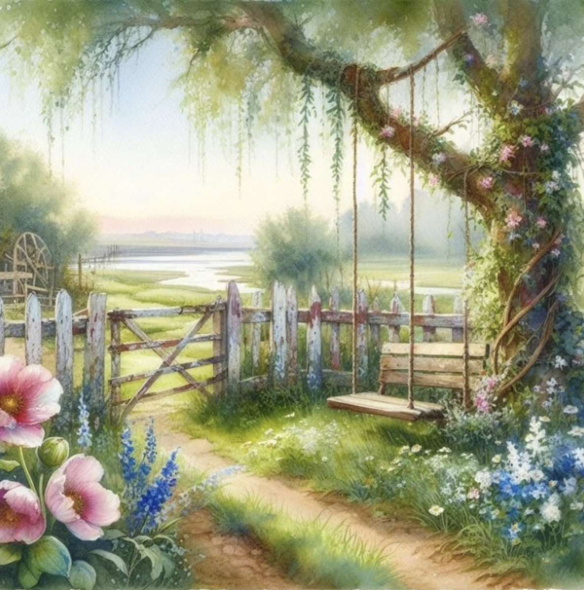 Jardin aimant puzzle en ligne