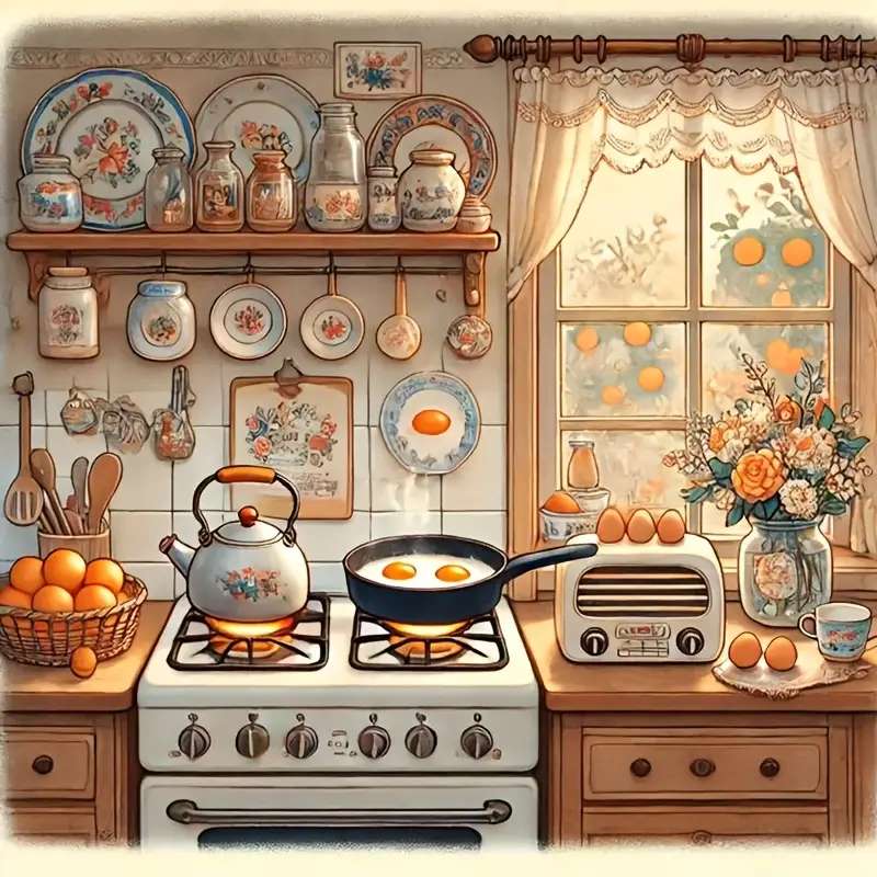 rustieke keuken legpuzzel online