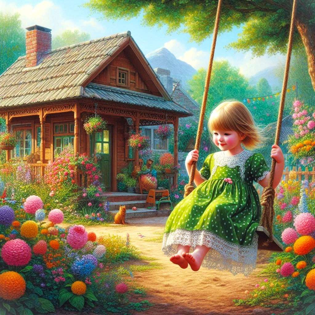 Gelukkige jeugd legpuzzel online