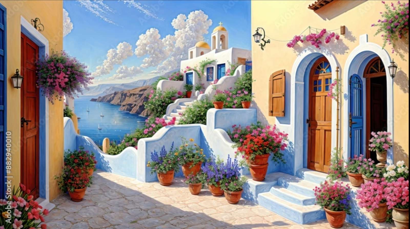 Grecki Widok puzzle online
