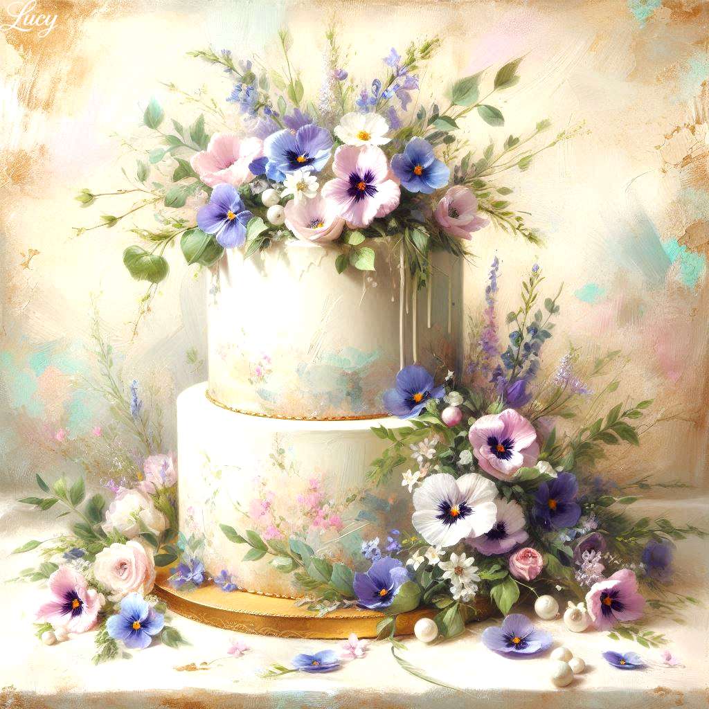 Dziki tort weselny puzzle online