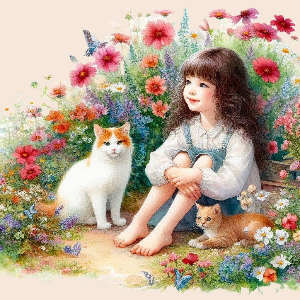 nasza kwiatowa kryjówka puzzle online