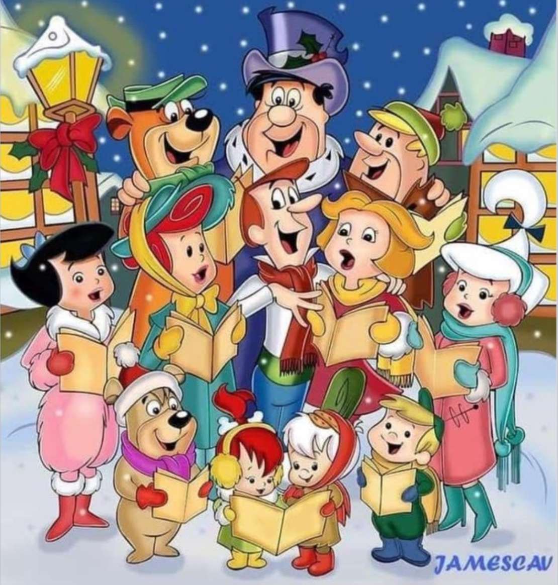 ジングルベルテレビ漫画のクリスマスの思い出 ジグソーパズルオンライン