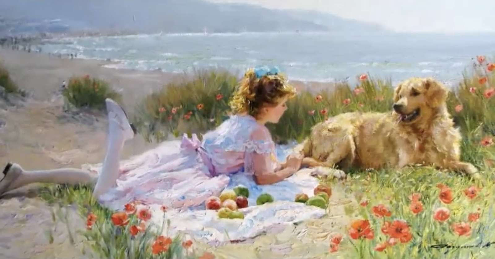 Razem na plaży puzzle online