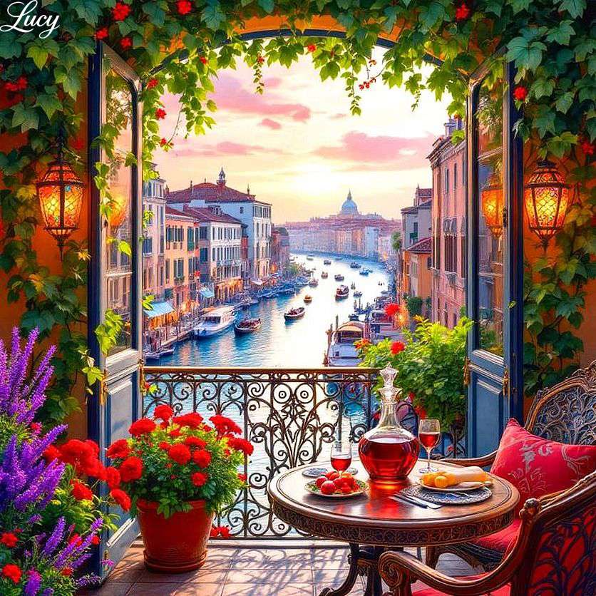 Widok Wenecji puzzle online