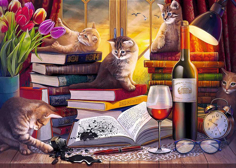 猫の夜 オンラインパズル