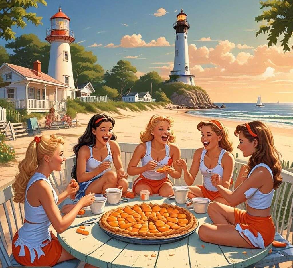 Gry i zabawa na plaży puzzle online