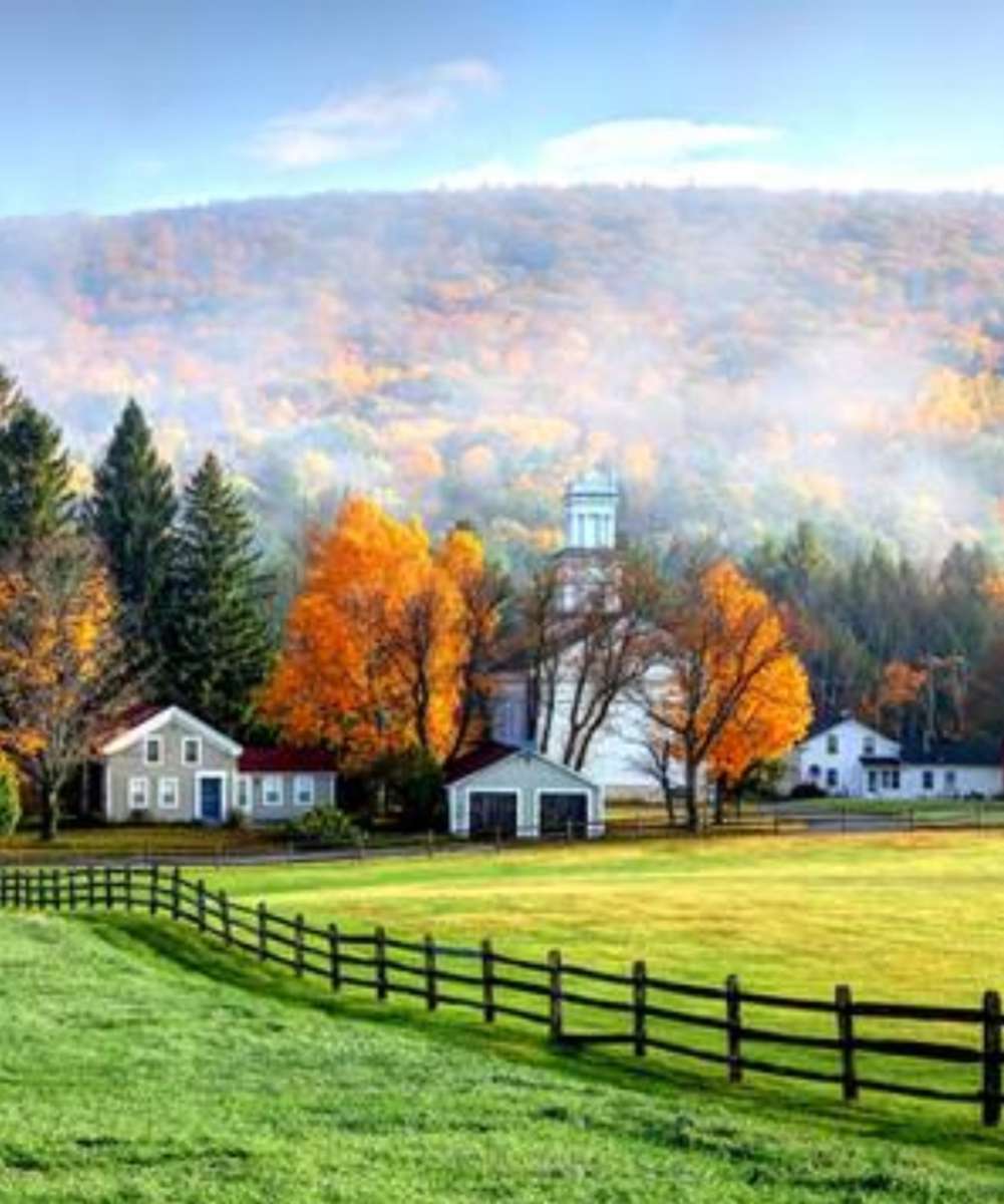 Jesień Na Amerykańskiej Wsi puzzle online