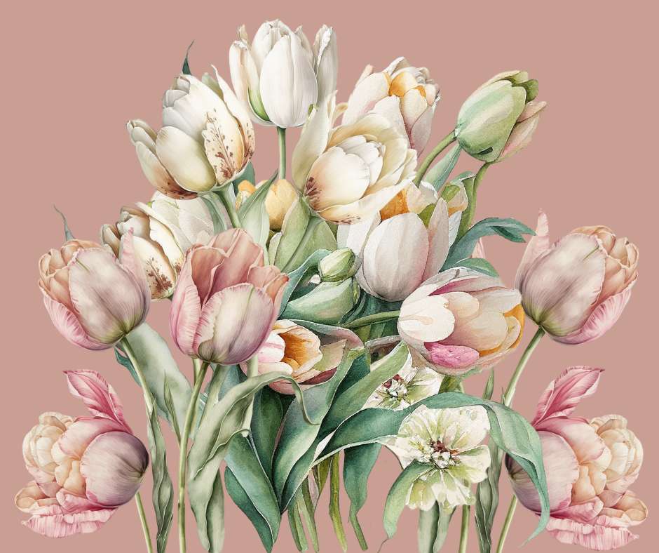 Kedves tulipák online puzzle