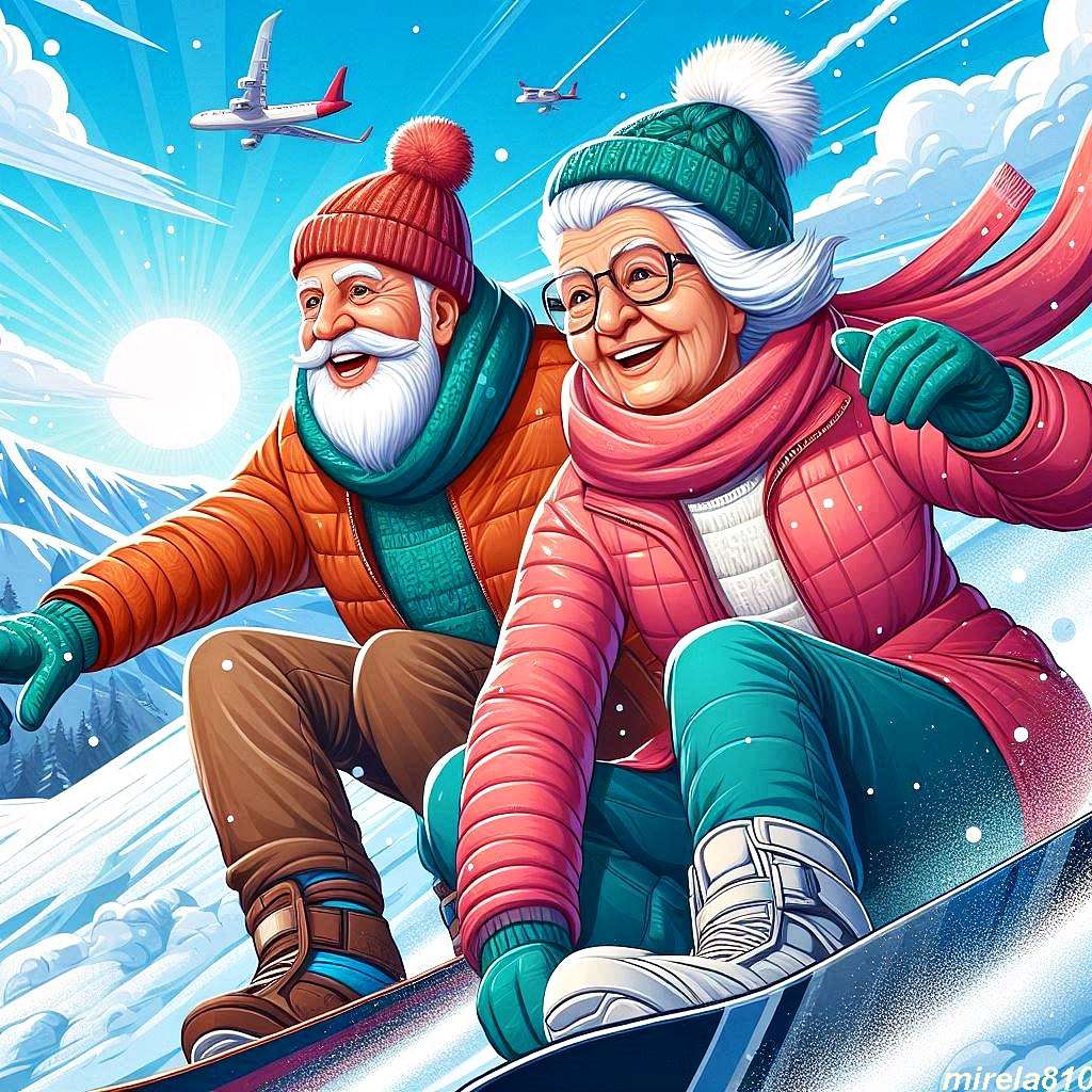 Na nartach puzzle online