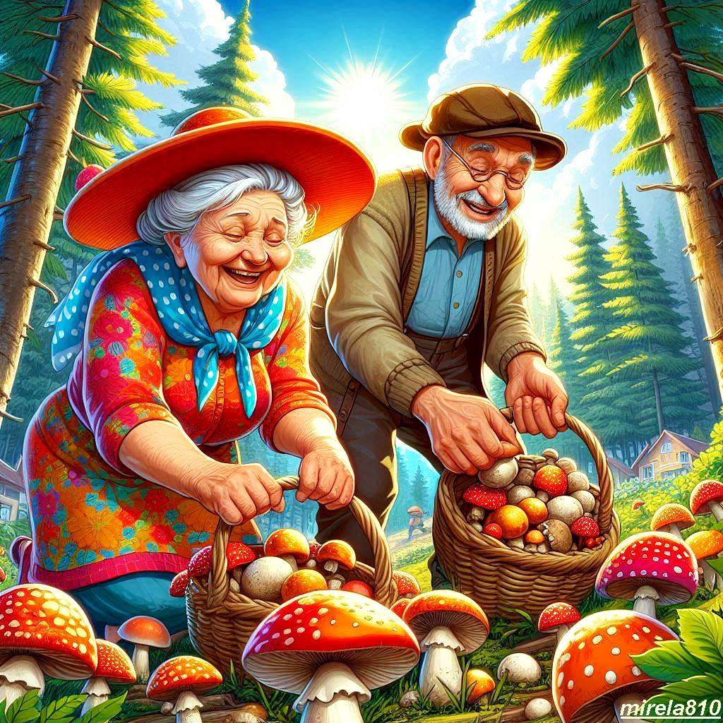Na grzyby puzzle online