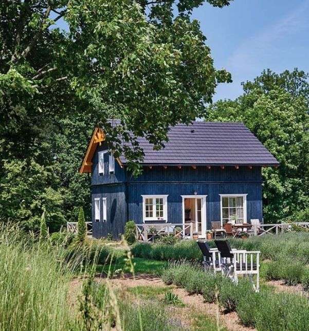 Schönes rustikales Haus Puzzlespiel online