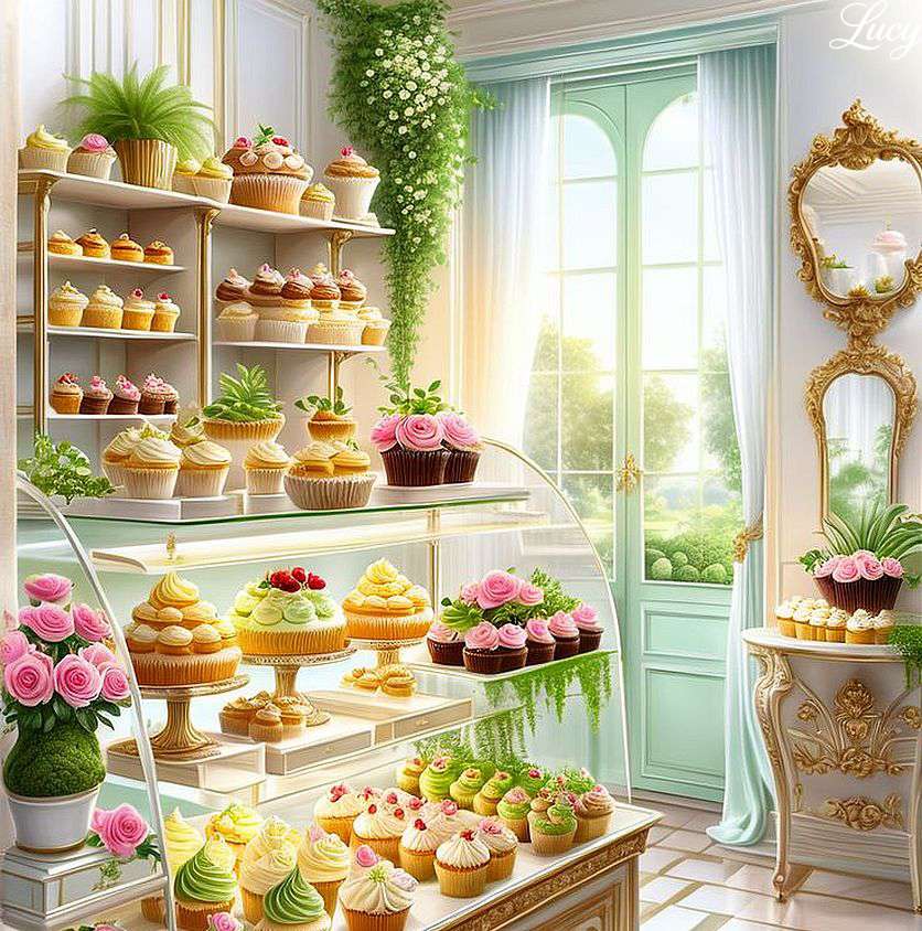Stylowa piekarnia puzzle online