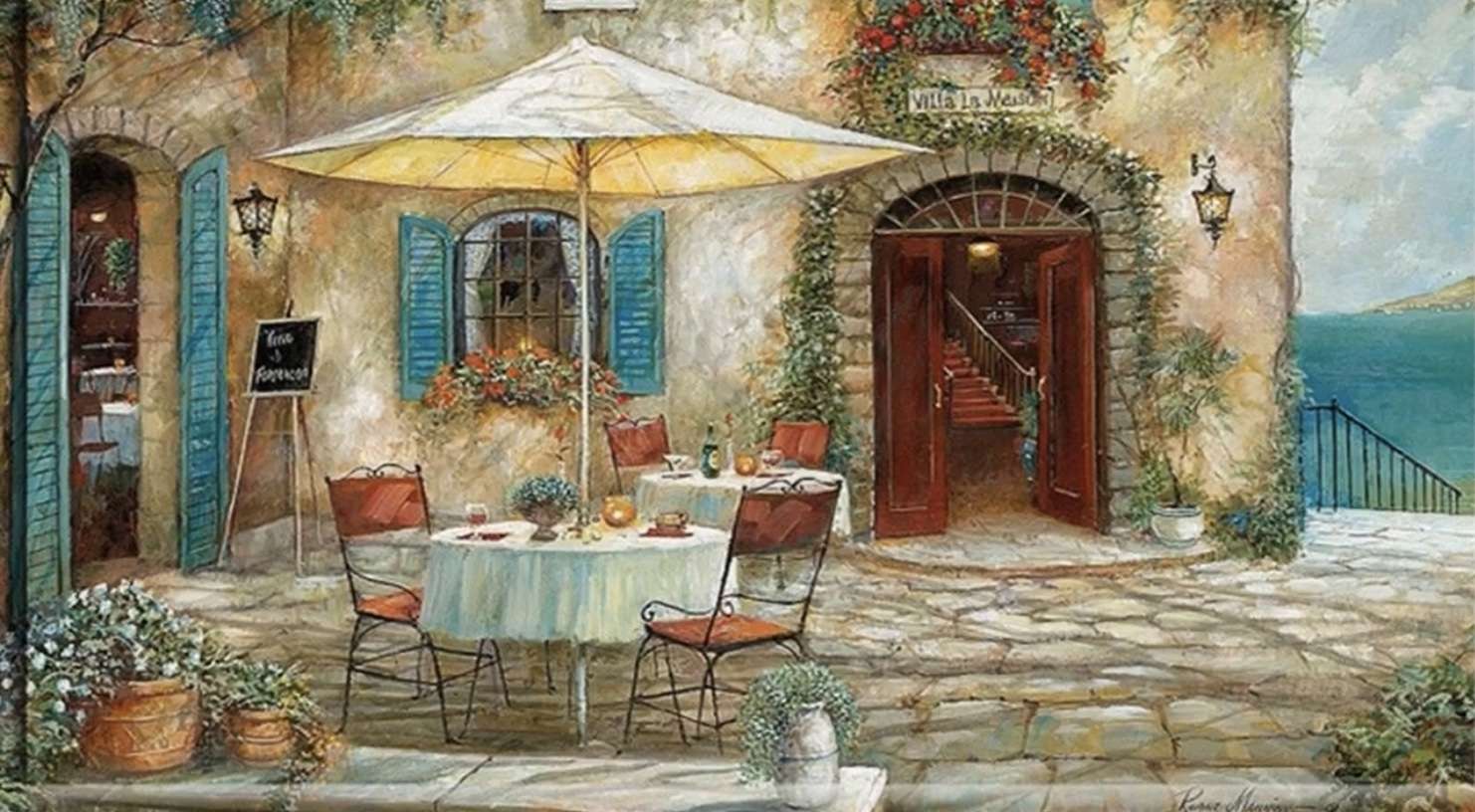 Summer terrace online puzzle