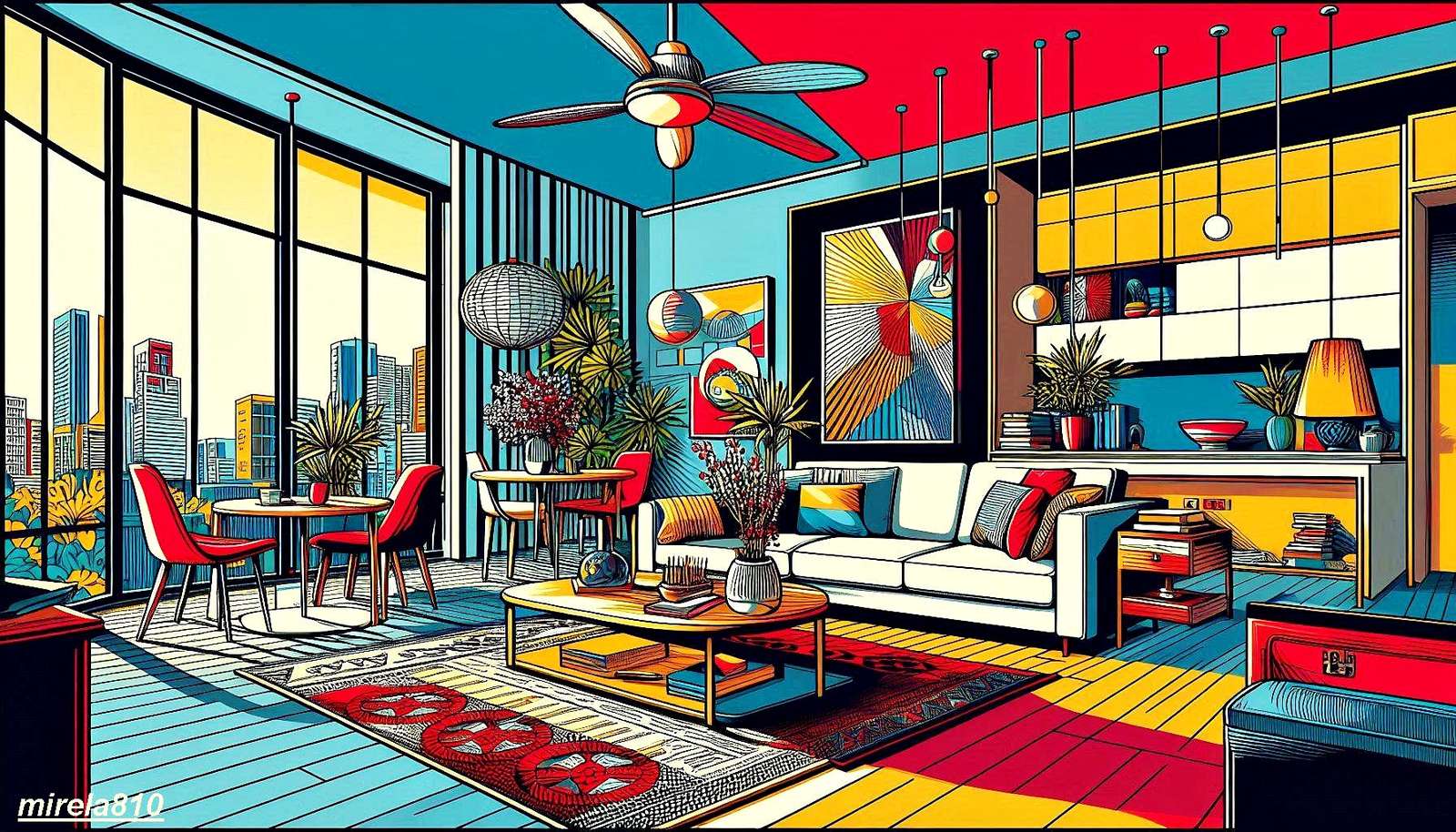 Wnętrze salonu puzzle online
