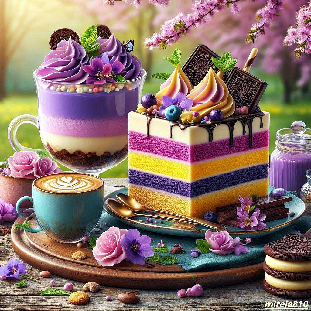 Zoet dessert online puzzel