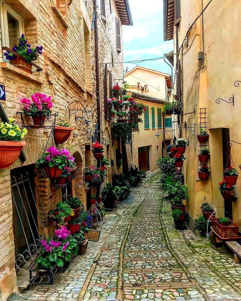 イタリアの路地 オンラインパズル