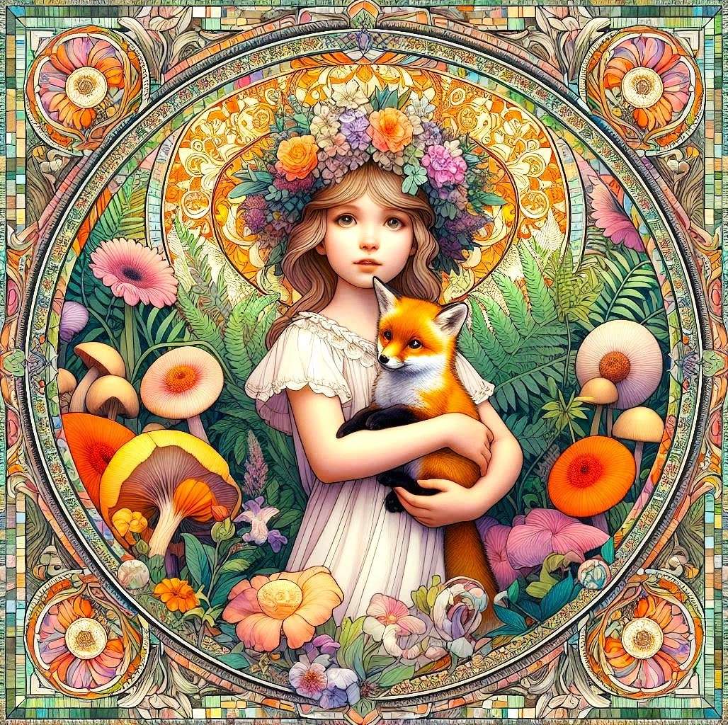 Mädchen und Lisek Puzzlespiel online