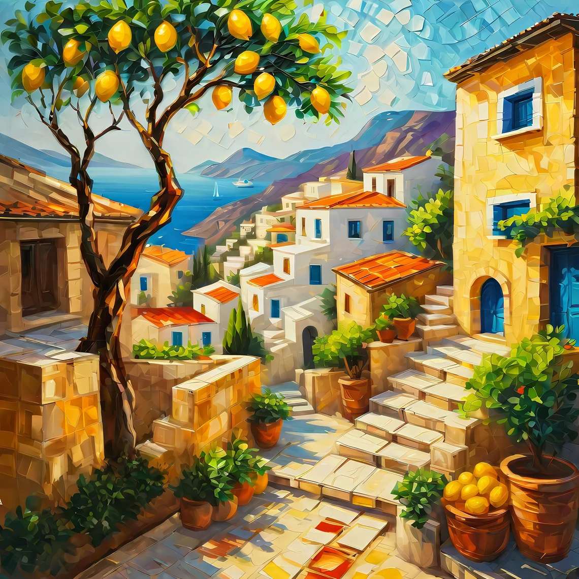 Méditerranée puzzle en ligne