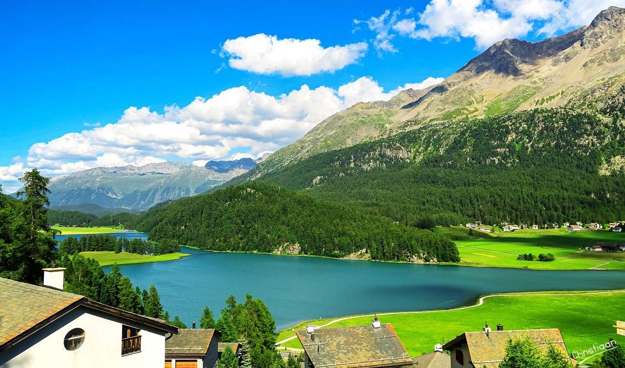 Meer, Zwitsers, Zwitserland. online puzzel